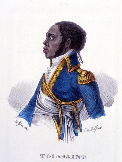 フランソワ・ドミニク・トゥーサン（Toussaint-Louverture）ditの肖像 作： French School