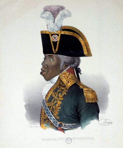 フランソワ・ドミニク・トゥーサン（Toussaint-Louverture）ditの肖像 作： French School