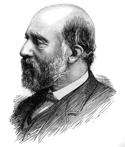ジョインヴィル公フランソワ・フェルディナン・フィリップ（1818-1900）の肖像。1886年6月26日付「Le Monde Illustré」に掲載されたエングレーヴィング。 作： French School