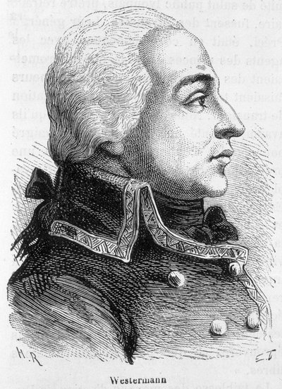 フランス軍総司令官フランソワ・ジョセフ・ウェスターマン（1751-1794）の肖像 - アンリ・マルタンの「L