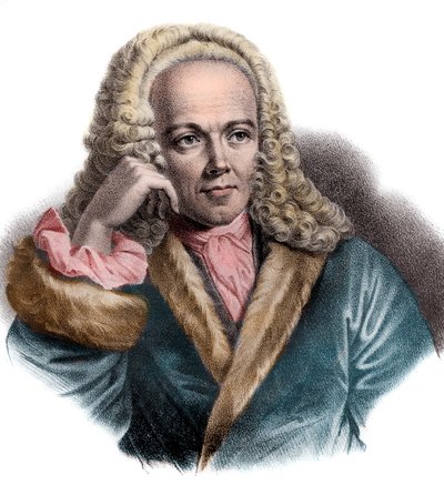 フランソワ・ケネーの肖像（1694-1774）フランスの医師と経済学者 作： French School