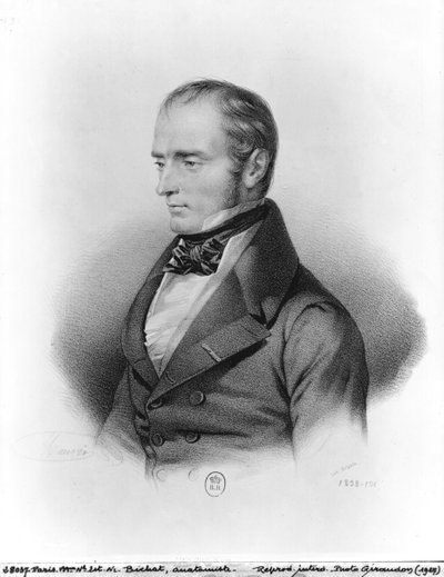 フランソワザビエルビチャ（1771-1802）の肖像画、フランソワセラフィンデルペック（1778-1825）によって彫刻 作： French School