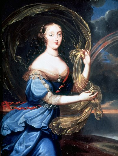 フランソワーズ・アテネ（Francoise-Athenais）の肖像 ロシュシュアルト・モルテマール（Rochechouart Mortemart）、モンテスパン侯爵夫人（またはモンテスパン夫人）（1640-1707）によるもの。 作： French School