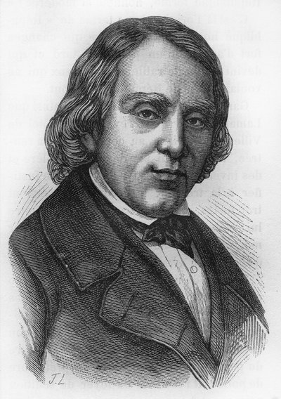 フランスの生物学者、化学者、政治家であるフランソワ・ヴァンサン・ラスパイユ（1794-1878）の肖像。 作： French School