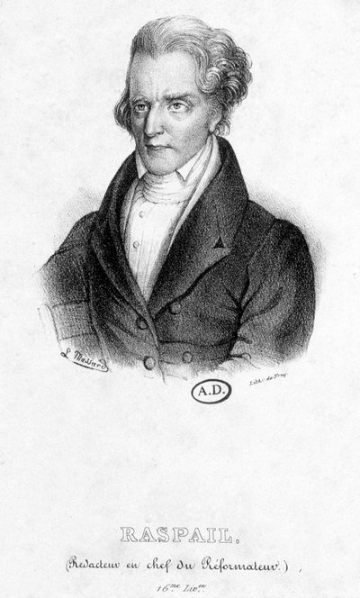フランソワ・ヴァンサン・ラスパイユ（1794〜1878）の肖像。改革派」編集長 作： French School