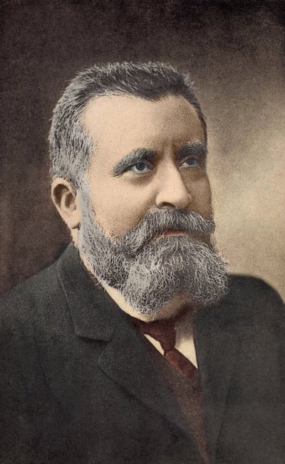 フランスの政治家、ジャン・ジョレス（1859-1914）の肖像 作： French School