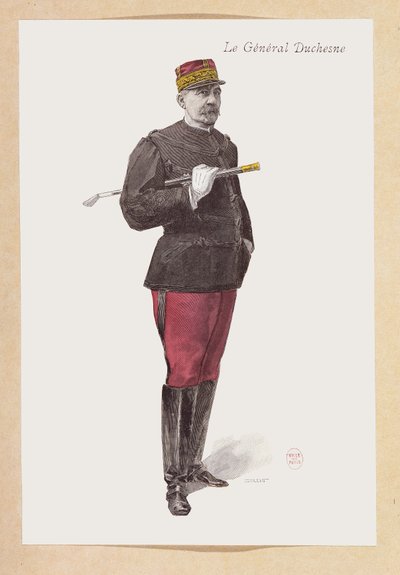 ジャック・デュシェンヌ将軍の肖像（1837-1918）（彫刻） 作： French School