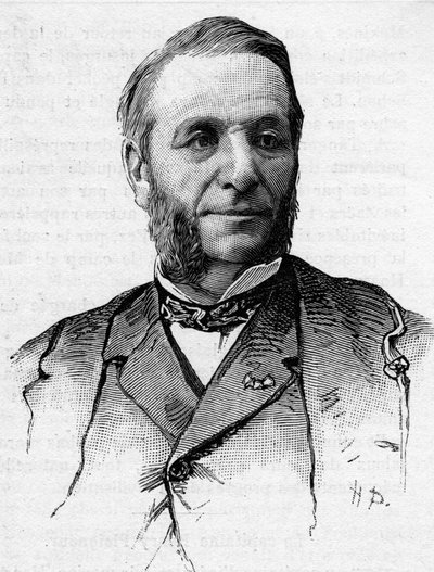 1879年から1887年までオート・アルプ地方の上院議員を務めたジョルジュ・ギフリー（1827-1887）の肖像。 作： French School