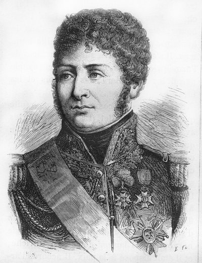 フランスの将軍であり政治家であったアンリ・クラークの肖像（フェルトレ公爵 1809年 作： French School