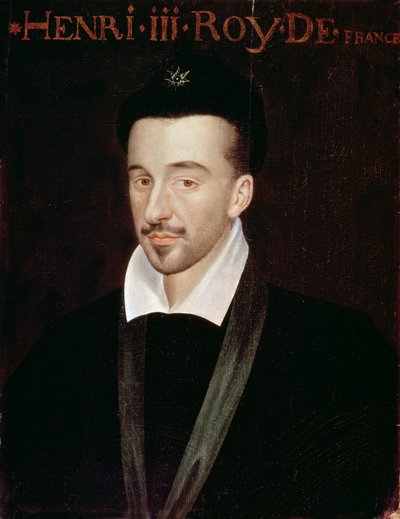 アンリ3世の肖像（1551-89） 作： French School