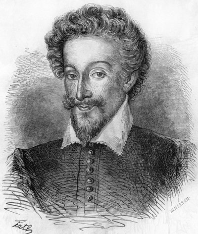 フランス王アンリ4世（1553-1610）の肖像。Histoire Populaire de la France」（1885年頃）に掲載。エングレーヴィング。 作： French School