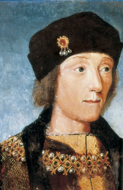 イングランド王ヘンリー7世の肖像（1457-1509） 無名の画家（絵画 作： French School