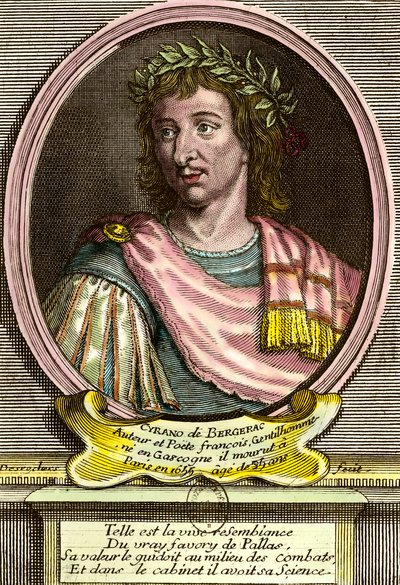 シラノ・ド・ベルジュラック（1619～1655）の「ヘラクレス・サヴィニエンの肖像」。 作： French School