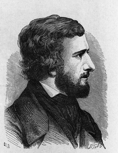 Hippolyte Fizeau (1819 - 1896) の肖像 - "Album of Science; illustrious scholars; Great discoveries" 1896年に掲載。 作： French School