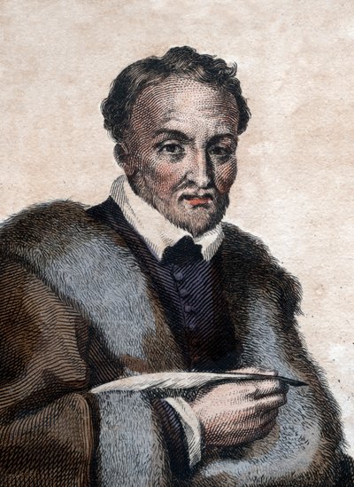 ジャック・アミオ（1513-1593）、フランスの司教、作家、翻訳家の肖像。 作： French School
