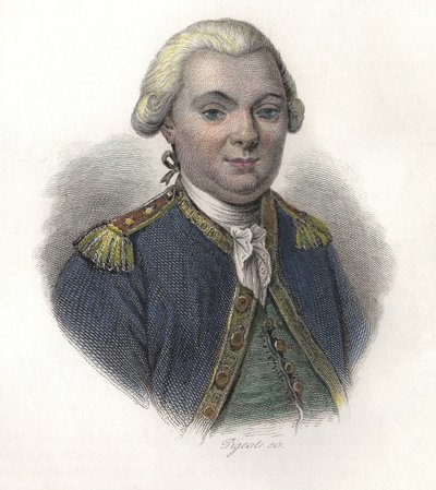 ラペルーズ伯爵ジャン・フランソワ・ガラープの肖像（Jean Francois Laperouse 作： French School
