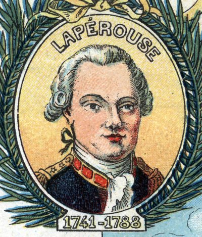 ラペルーズ伯爵ジャン・フランソワ・ガラープの肖像（Jean Francois Laperouse 作： French School