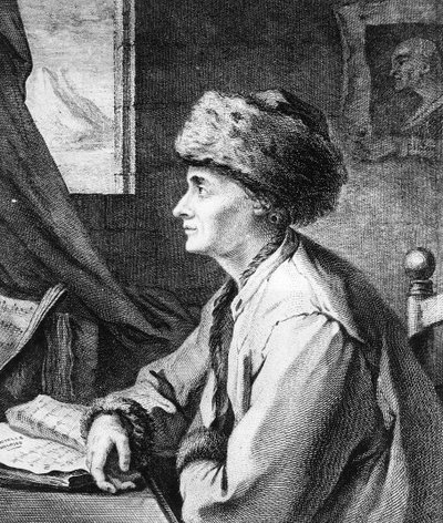 ジャン=ジャック・ルソーの肖像、1761年頃 作： French School