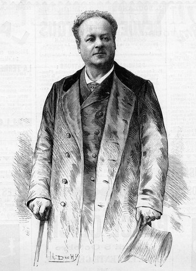 フランスの俳優・歌手であるジャン・ベルテリエ（1830-1888）の肖像。 作： French School