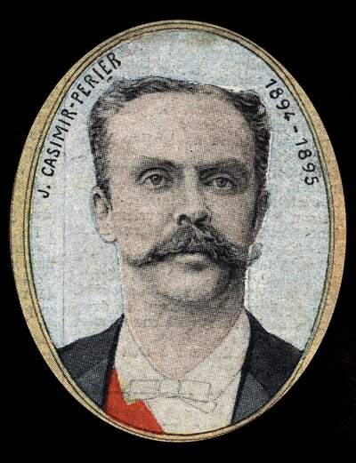フランス共和国大統領ジャン・カシミール＝ペリエ（Casimir Perrier, Casimir Perrier, Casimir-Perrier）（1847-1907）の肖像。 作： French School