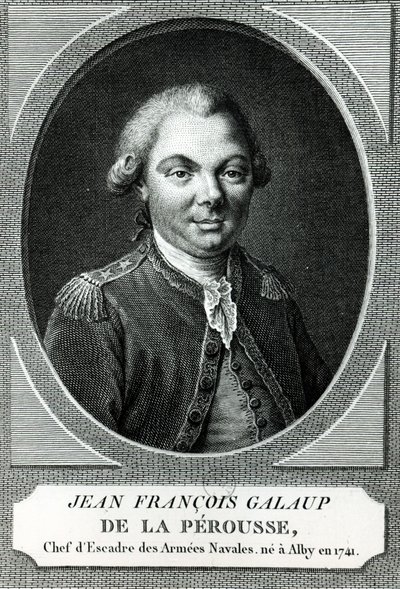 Jean Francois Galaup de la Perouse（1741-88）の肖像 作： French School