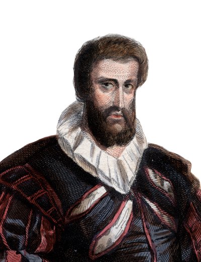 フランスの彫刻家であり建築家でもあるジャングジョン（1510〜1566年）の肖像。 作： French School