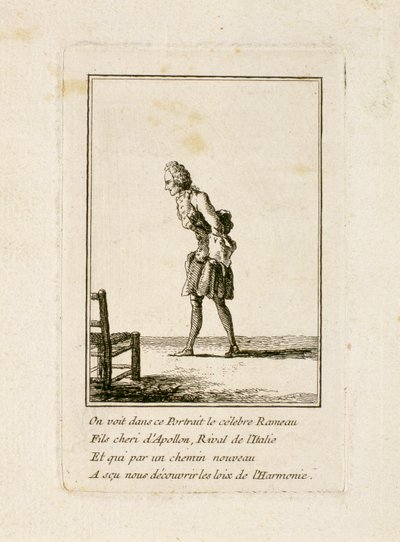 ジャン・フィリップ・ラモーの肖像（1683-1764） 作： French School