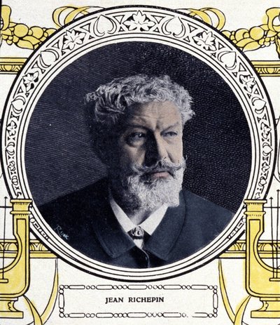 フランスの作家、ジャン・リシュパン（1849-1926）の肖像。 作： French School
