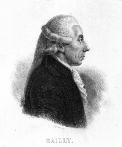 ジャン・シルヴァン・バイリー（1736-1793）の肖像-ティエール作「フランス革命」にて19世紀 作： French School