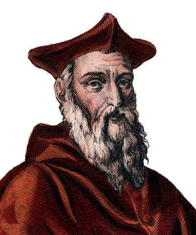 フランスの枢機卿および外交官であるジャンデュベライ（1492-1560）の肖像。 作： French School
