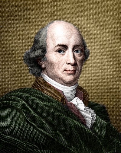 ヨハン・ゴットフリート・ヘルダー（1744-1803）の肖像ドイツの哲学者および作家。 （後の着色） 作： French School