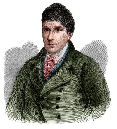 スコットランドの土木技師、ジョン・レニー（1761-1821）の肖像。 作： French School