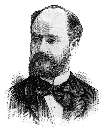 フランスの政治家、ジュール・ドヴェル（1845-1919）の肖像。1月16日付「Le Monde Illustré」に掲載された図版 作： French School