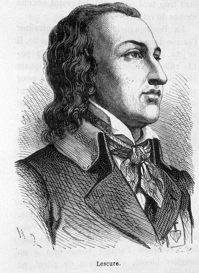 ヴァンデの料理人レスキュール（1766～1793年）の肖像 - アンリ・マルタン作「フランスの歴史」より 作： French School