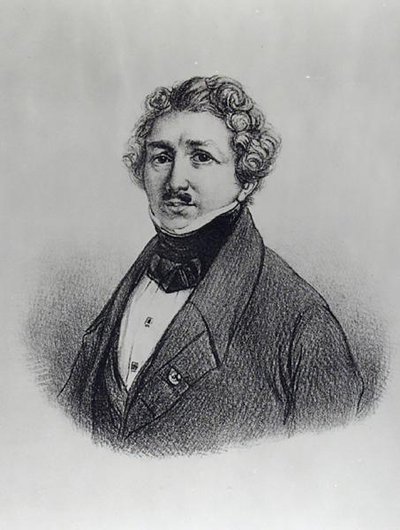 ルイ・ジャック・ダゲールの肖像（1787-1851） 作： French School