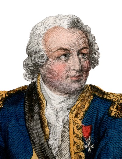 フランスの提督兼探検家、ルイアントワーヌ、コントドブーゲンビル（1729-1811）の肖像。 作： French School