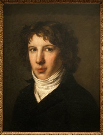 ルイ・アントワーヌ・ド・サン＝ジュストの肖像、1793 作： French School