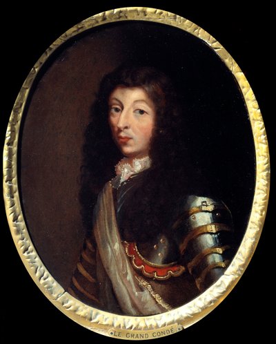 ルイ2世ブルボン公（ブルボン・コンド）、グランド・コンド（1621-1686）の肖像 17世紀のフランス派の絵画。パリ、アルミー美術館 作： French School