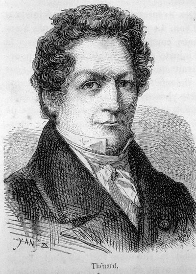 フランスの化学者、ルイ・ジャック・セナール（1777-1857）の肖像。 作： French School