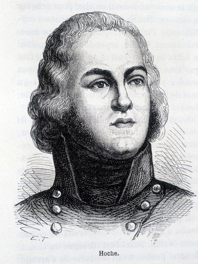 フランスの将軍ルイ・ラザール・オッシュ（1768-1797）の肖像 - アンリ・マルタンの「L
