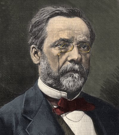 ルイ・パスツール（1822-1895）の肖像（イギリスの化学者・微生物学者 作： French School