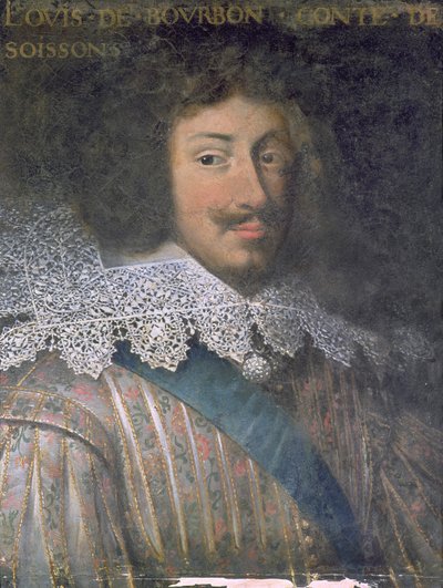 ブルボンのルイの肖像（1604-41）ソワソン伯 作： French School