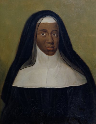 ルイーズ・マリー・テレーズの肖像（1664-1732）モレの黒修道女 作： French School