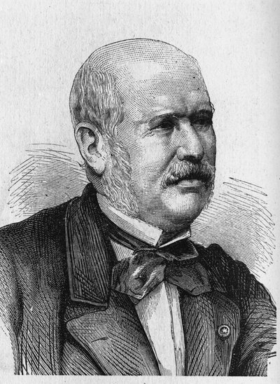 M.F.E. Belgrand (1810 - 1878) の肖像 - "Album of Science; illustrious scholars; Great discoveries" 1896年に掲載。 作： French School