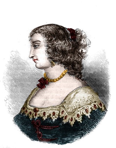 マドモアゼル・ド・オートフォールの肖像（Marie de Hautefort 作： French School