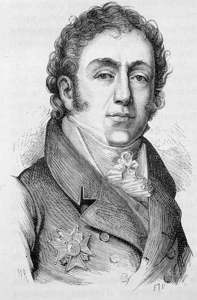 フランスの政治家マチュー・モンモランシー（1766～1826年）の肖像 - アンリ・マルタンの「L