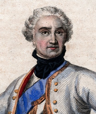 モーリスドサク（1696-1750）、フランス軍のドイツ軍、フランス元帥の肖像。 作： French School
