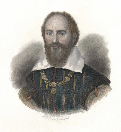 Maximilian de Bethune、Baron de Rosny、Duke ofSullyの肖像 作： French School