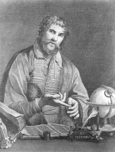 ミシェル・ド・ノストラダムの肖像（1503-66） 作： French School