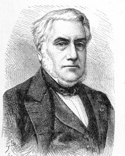 Paulin Talabot (1799 - 1878)の肖像 - 1896年の "Album of Science; illustrious scholars; Grandes discoveries "に掲載。 作： French School